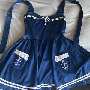 Halter top Sailor skull dress